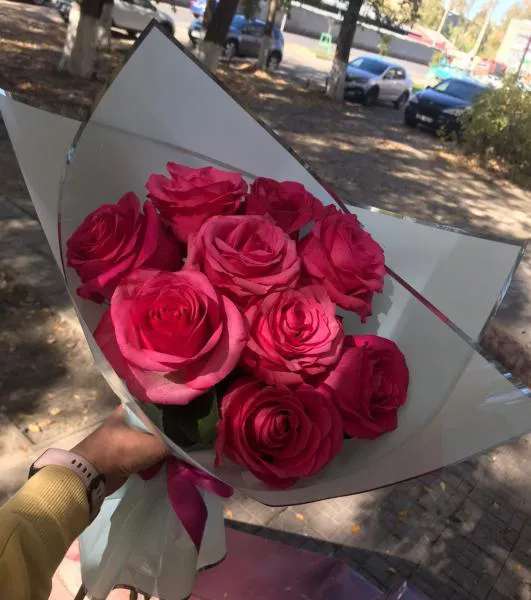 Букет из роз Pink Floyd Розовый соблазн