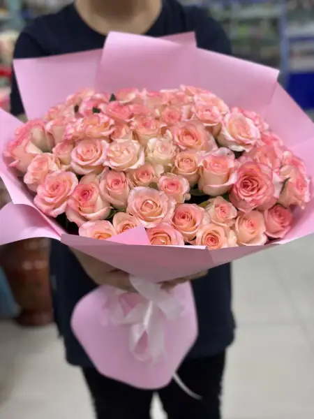 Букет розовых роз Моя бесконечная нежность