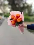 Букет из оранжевых роз Пожар в сердце