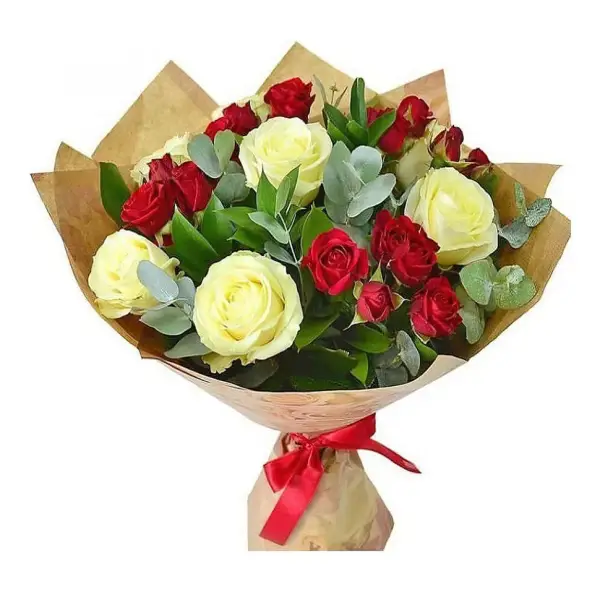 Букет из роз Костер чувств