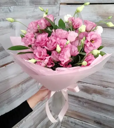 Букет из эустом Светлое мгновенье