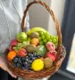 Корзина из свежих фруктов Фруктовый комплимент