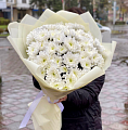 Белые кустовые хризантемы
